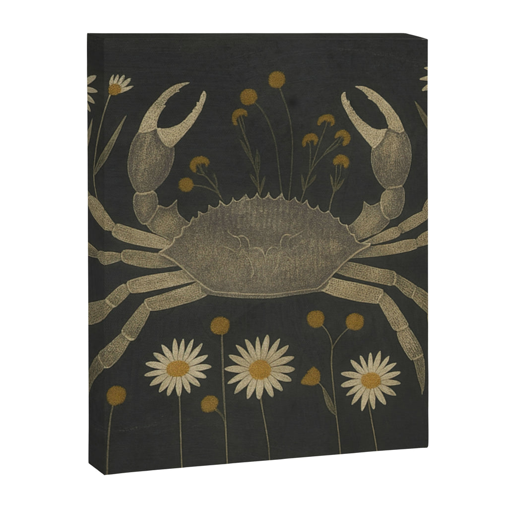 Crab with Daisies Canvas Print Gallery Image 8