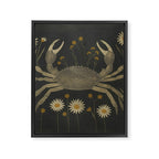 Crab with Daisies Framed Canvas Print Gallery Image 8