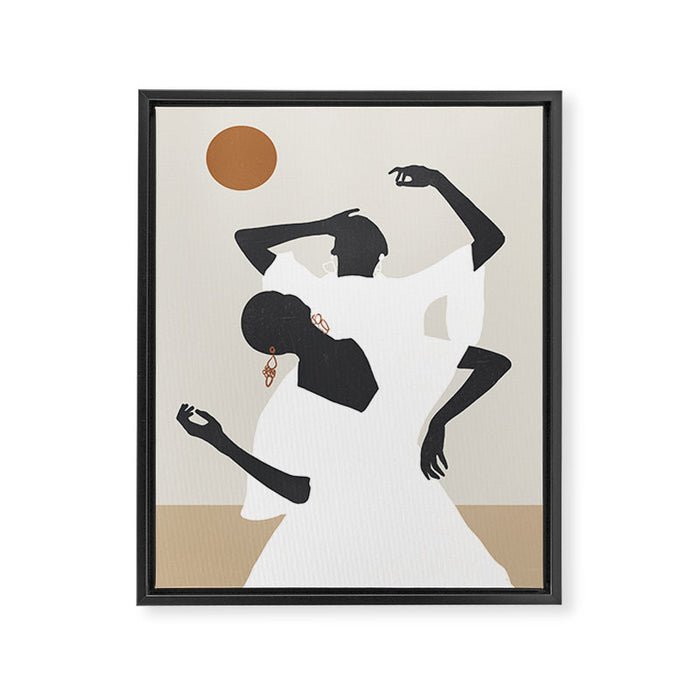 Dance 3 Framed Canvas Print Gallery Image 1