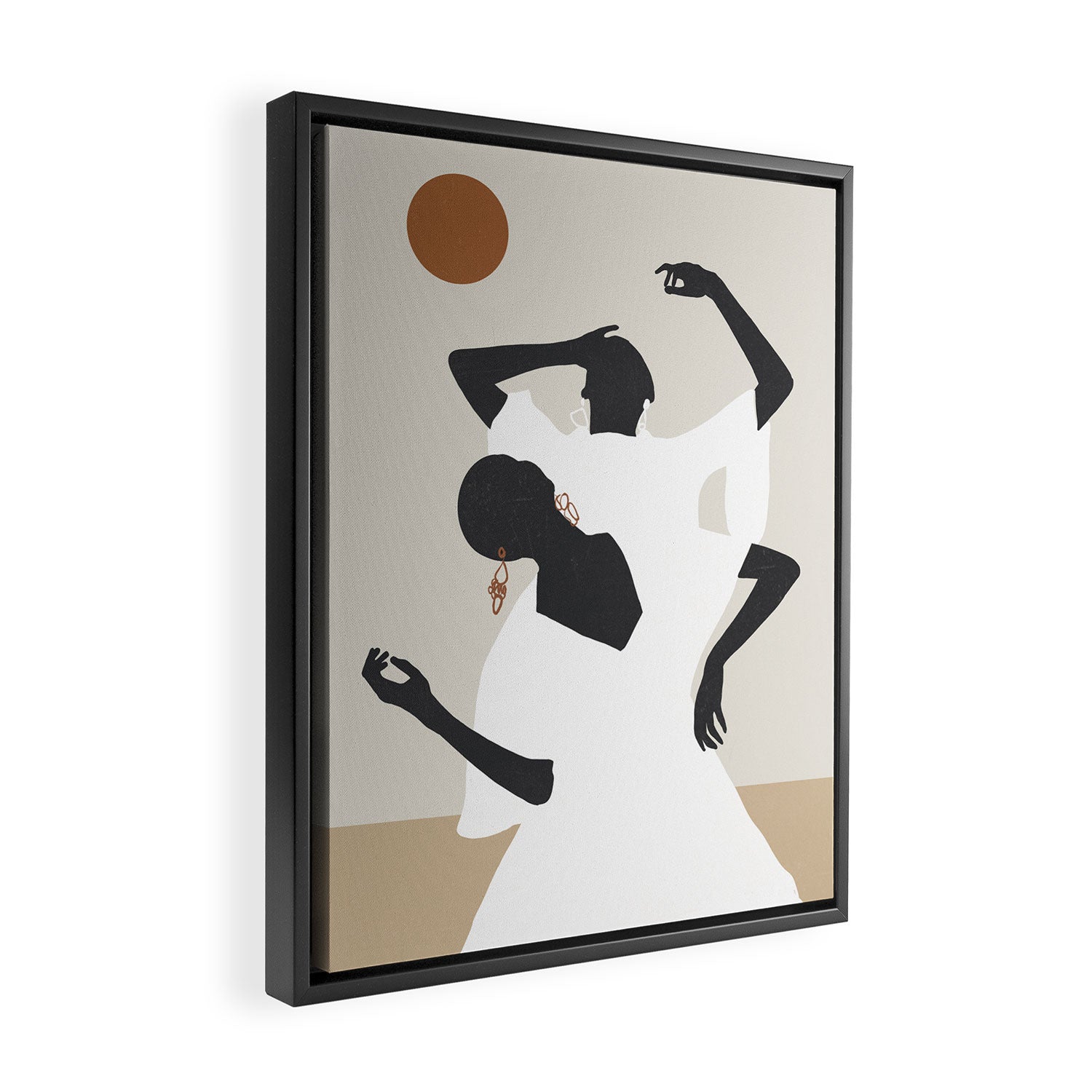 Dance 3 Framed Canvas Print Gallery Image 2