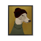 Dog Portrait 4 Framed Canvas Print Gallery Image 6
