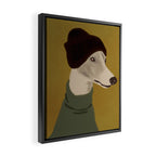 Dog Portrait 4 Framed Canvas Print Gallery Image 2