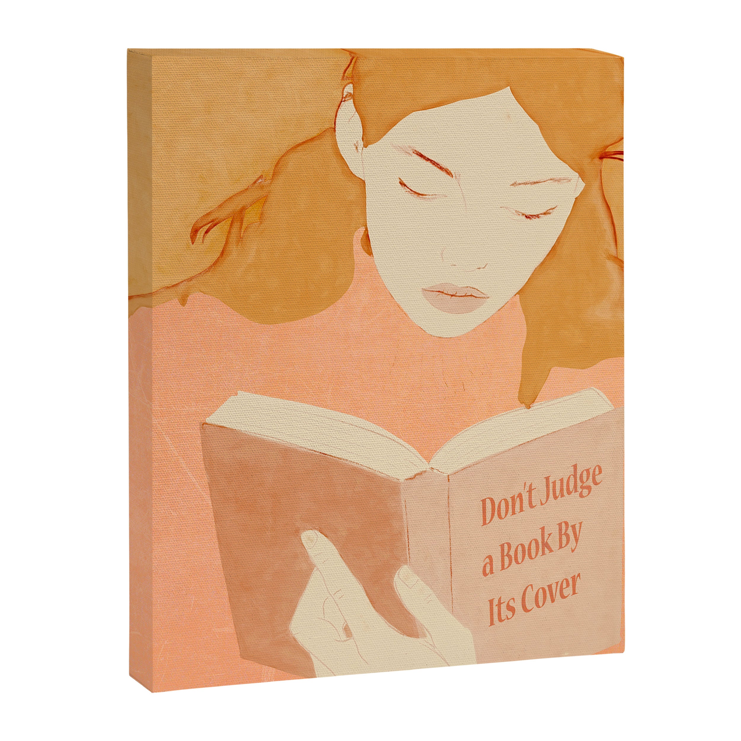 Donât Judge a Book By Its Cover 3 Canvas Print Gallery Image 6