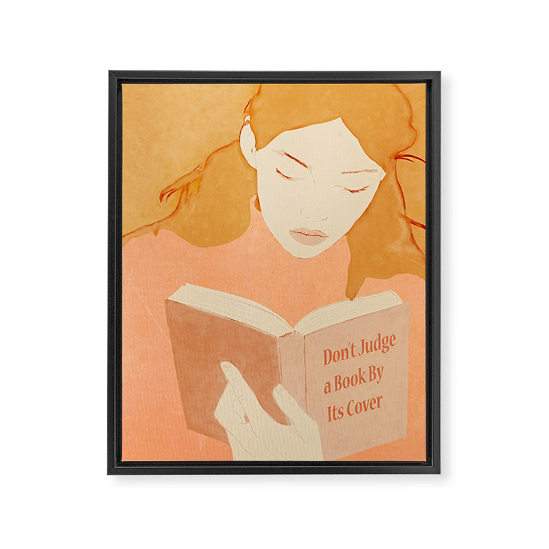 Donât Judge a Book By Its Cover 3 Framed Canvas Print Gallery Image 6