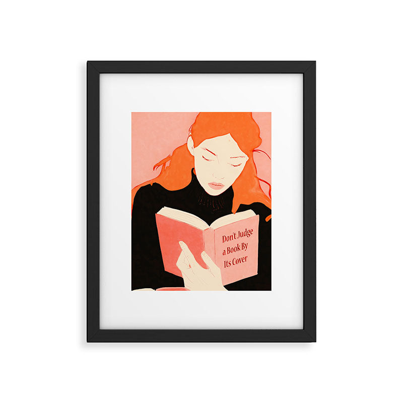 Donât Judge a Book By Its Cover Framed Art Print Gallery Image 5