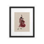 Double Bass Player Framed Art Print Gallery Image 5