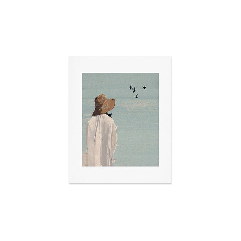 Dreaming by the Sea Art Print Gallery Image 1