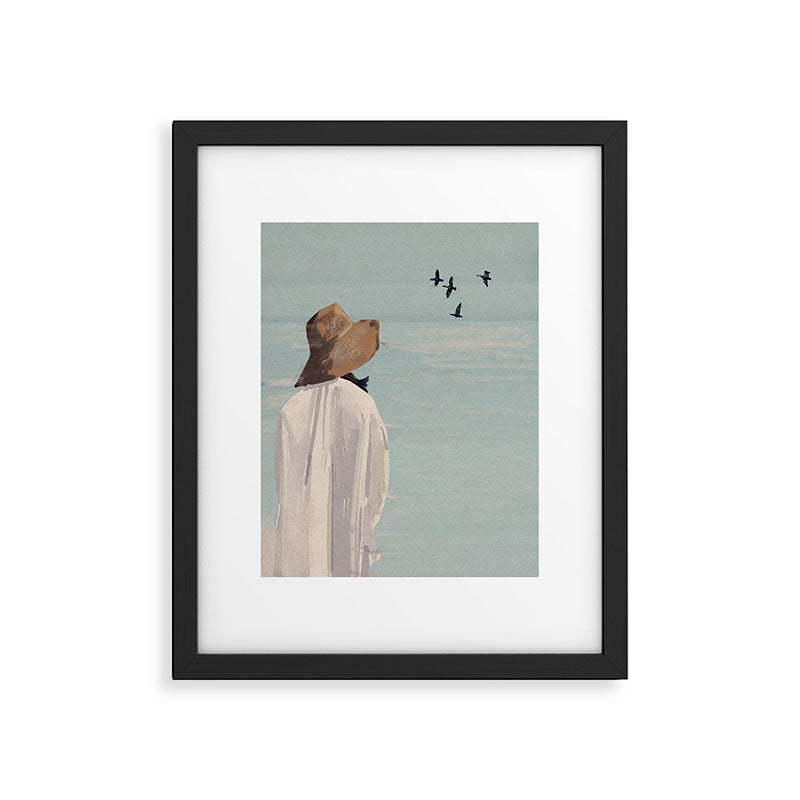 Dreaming by the Sea Framed Art Print Gallery Image 4