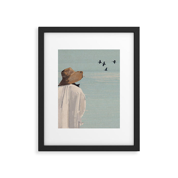 Dreaming by the Sea Framed Art Print Gallery Image 1