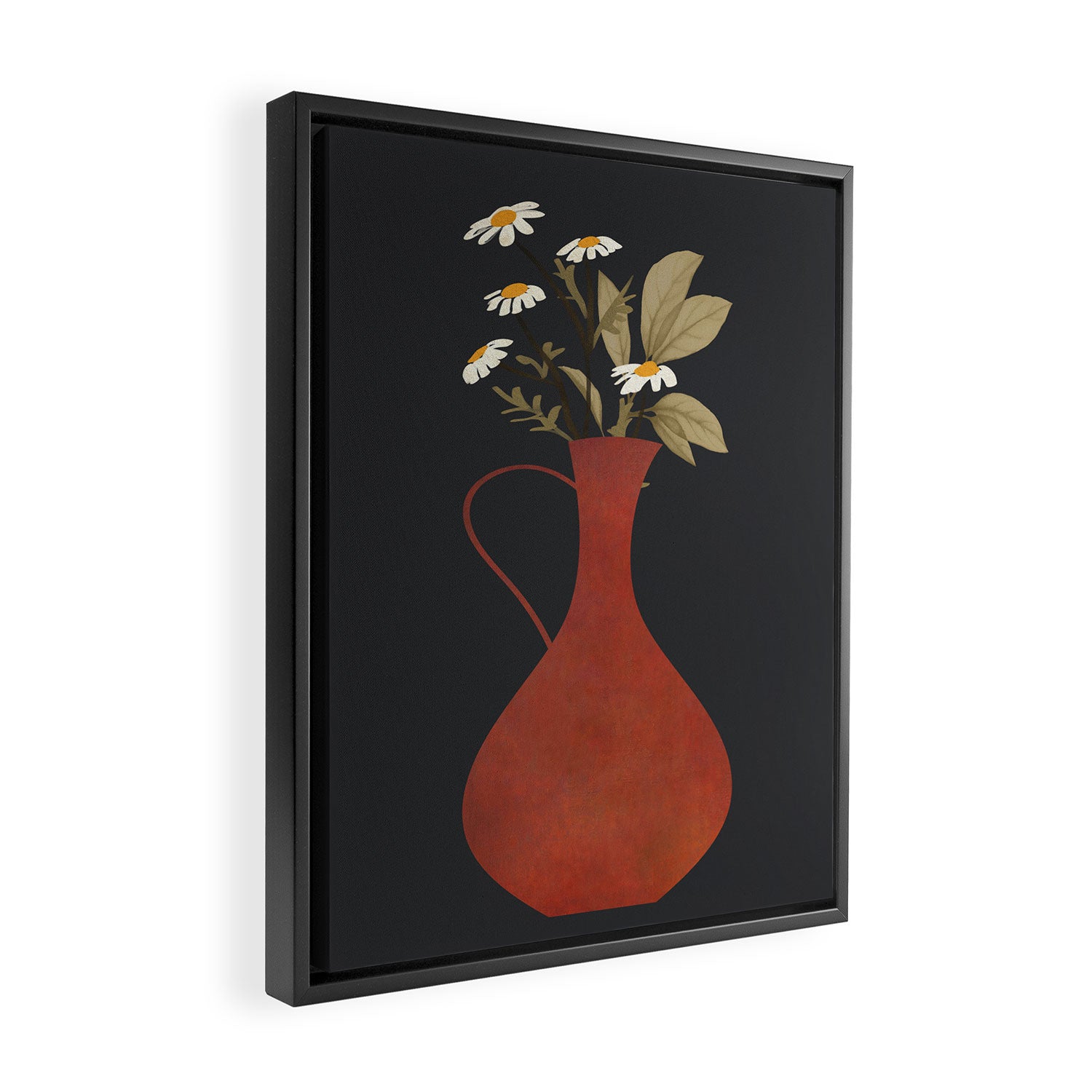 Flowers 10 Framed Canvas Print Gallery Image 2