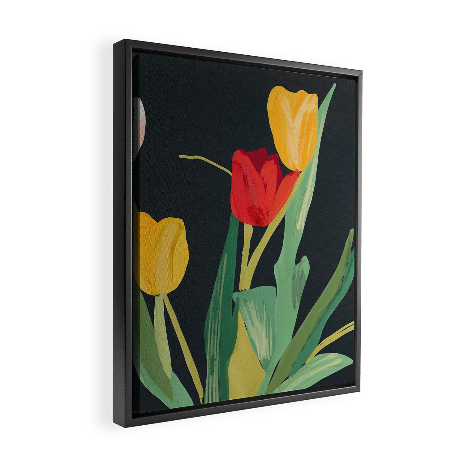 Flowers 32 Framed Canvas Print Gallery Image 2