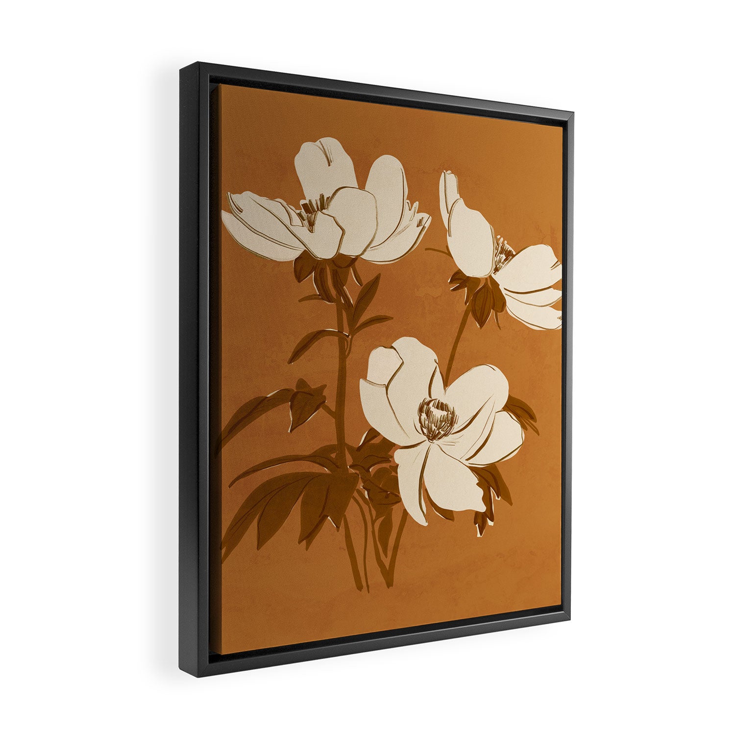Flowers 60 Framed Canvas Print Gallery Image 2
