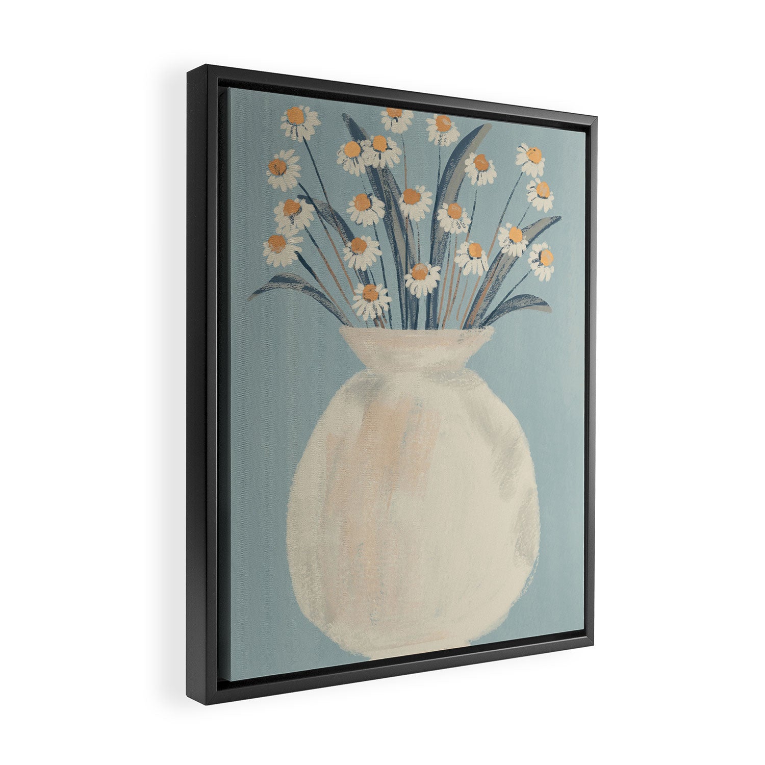 Flowers In A Vase 17 Framed Canvas Print Gallery Image 2
