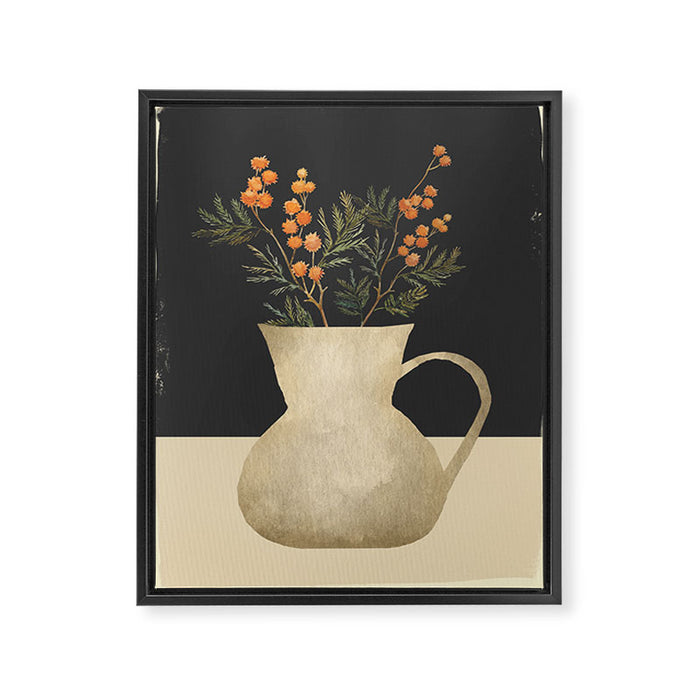 Flowers In A Vase 23 Framed Canvas Print Gallery Image 1