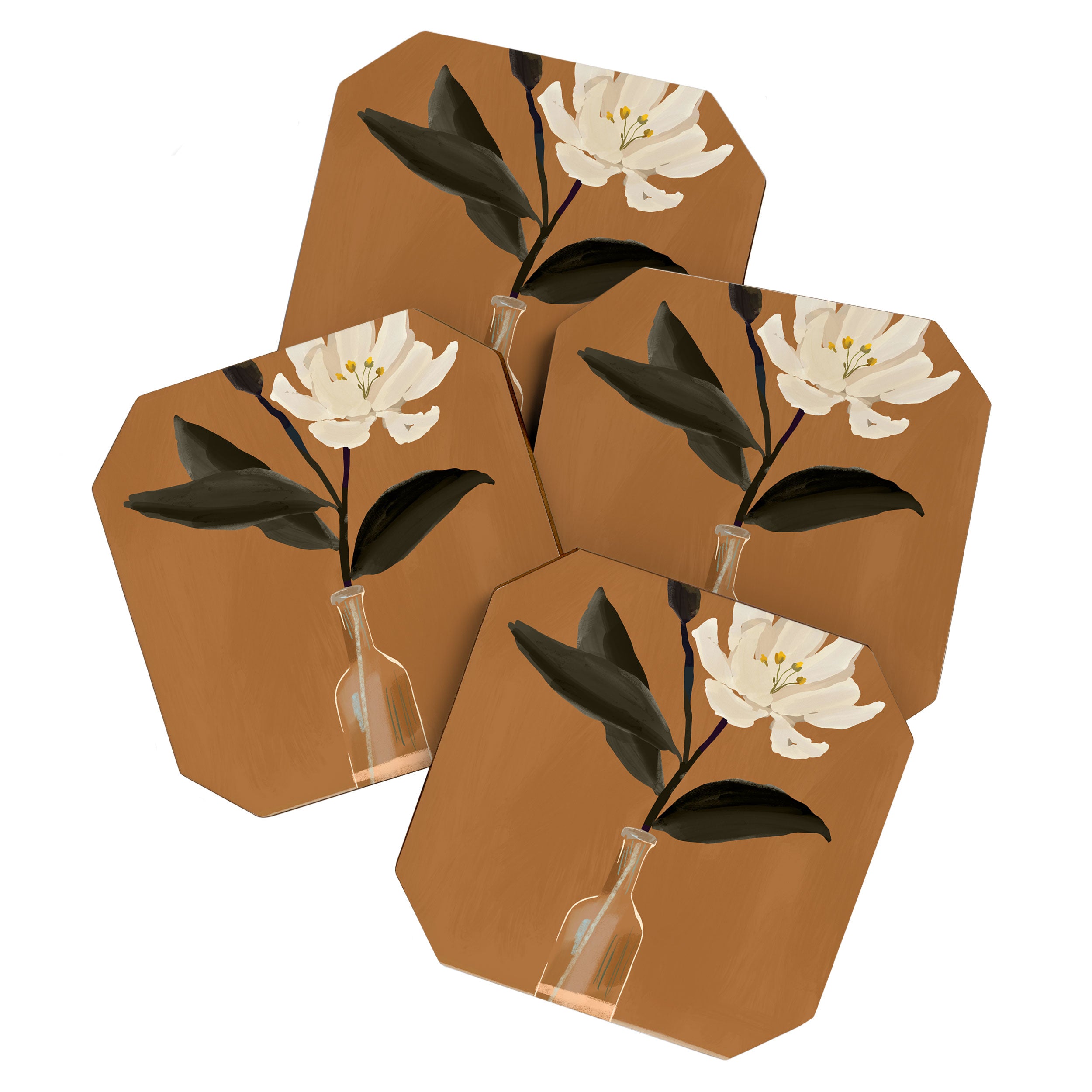 Flowers in Vase  Coaster Gallery Image 1