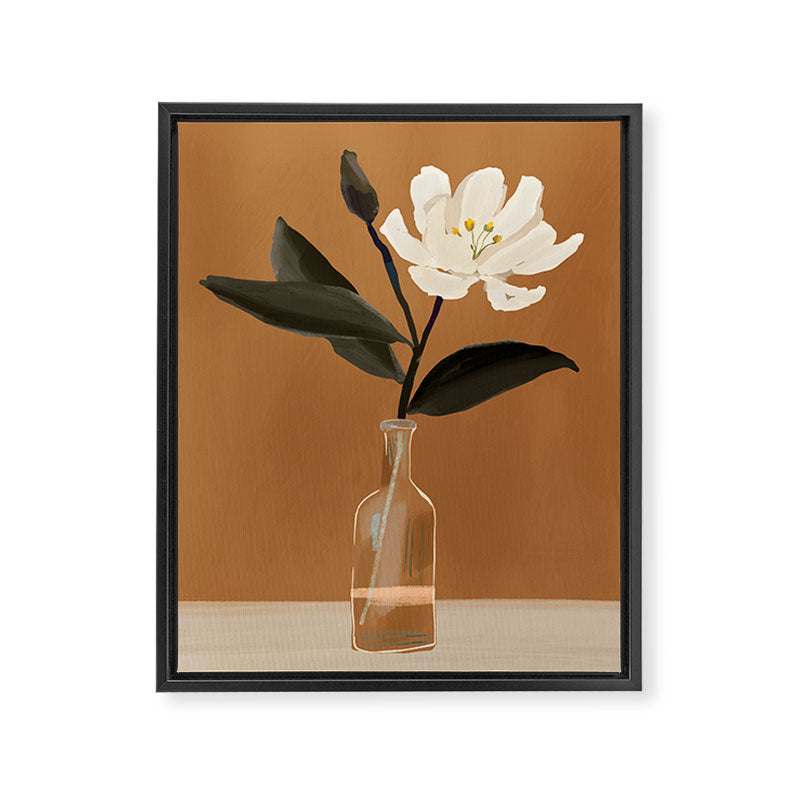 Flowers in Vase  Framed Canvas Print Gallery Image 8