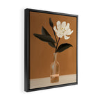 Flowers in Vase  Framed Canvas Print Gallery Image 2