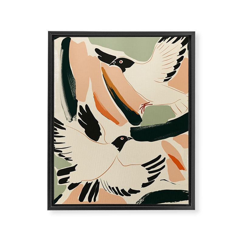 Flying Birds 2 Framed Canvas Print Gallery Image 6