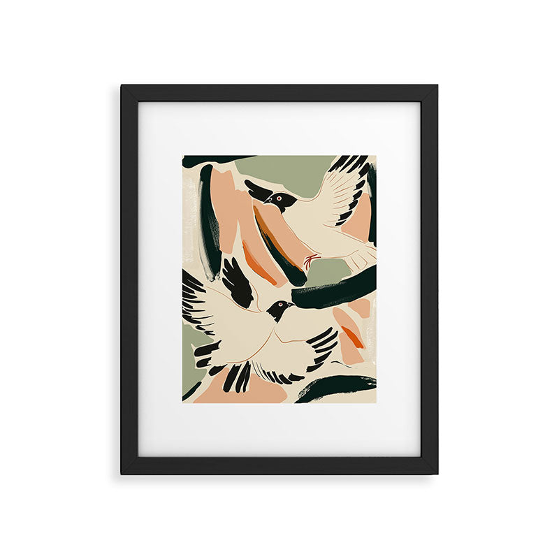 Flying Birds 2 Framed Art Print Gallery Image 5