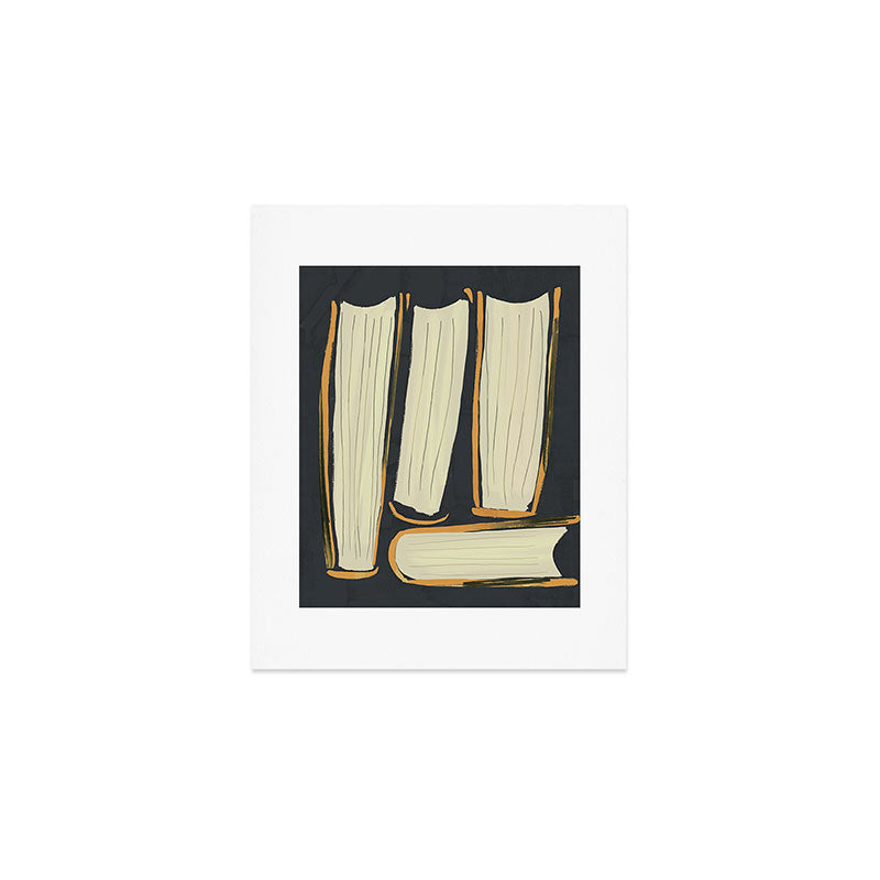Four Books Art Print Gallery Image 1