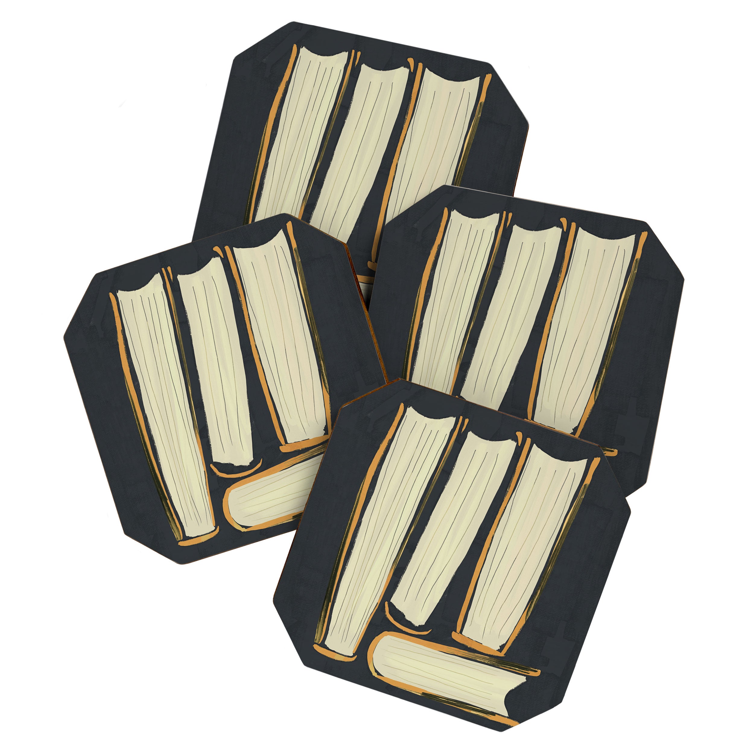 Four Books Coaster Gallery Image 1