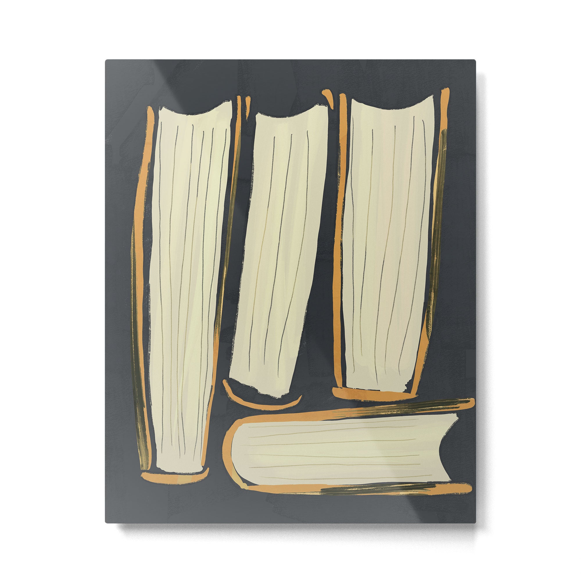 Four Books Metal Print Gallery Image 6