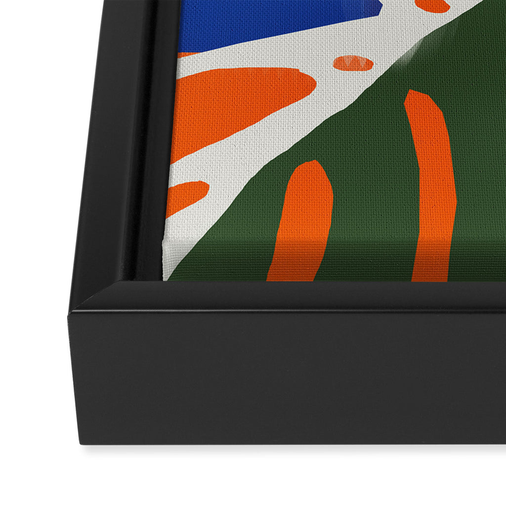 Garden - Abstract Art Framed Canvas Print Gallery Image 3