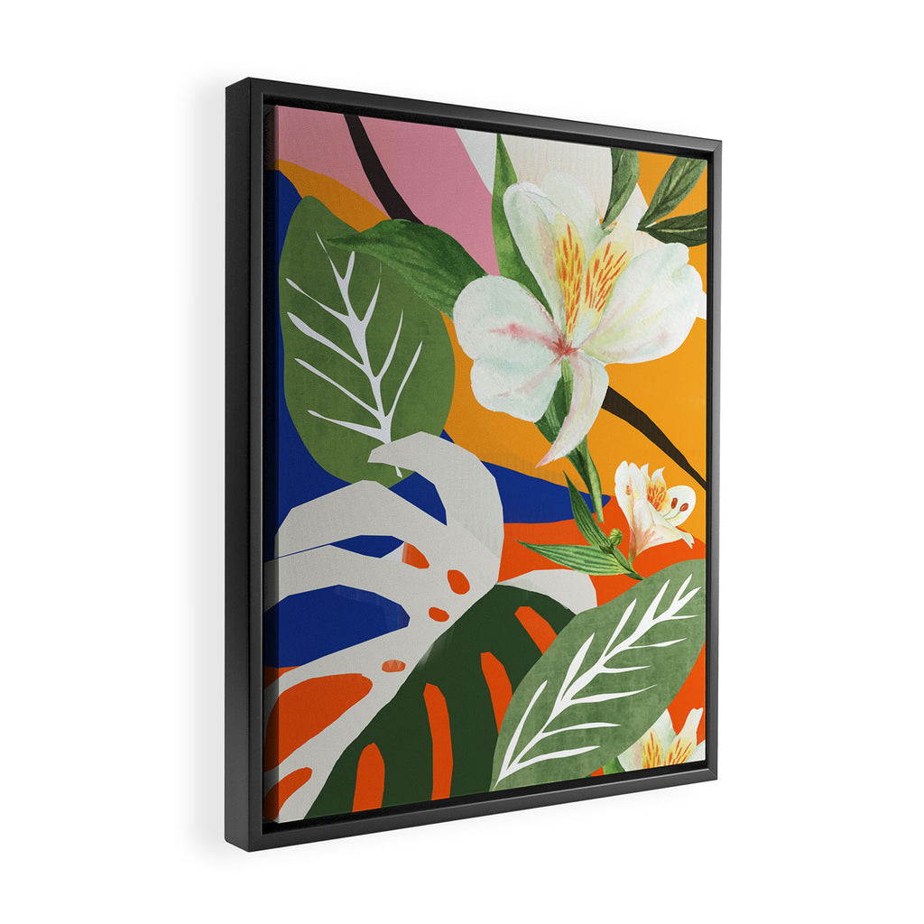 Garden - Abstract Art Framed Canvas Print Gallery Image 2