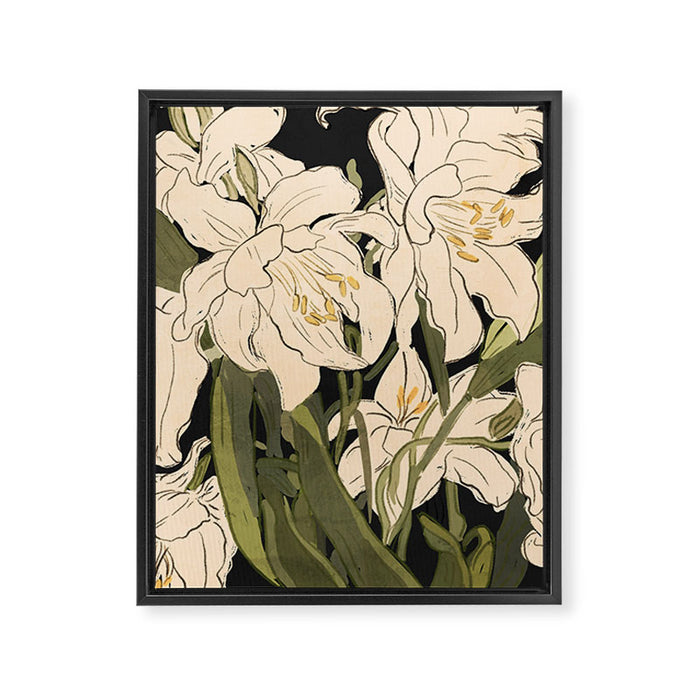 Garden flowers 2 Framed Canvas Print Gallery Image 1