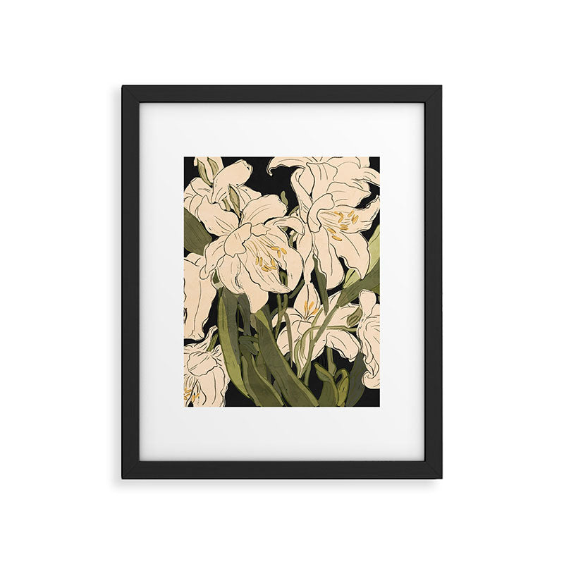Garden flowers 2 Framed Art Print Gallery Image 4