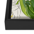 Garden Lilies  Framed Canvas Print Gallery Image 3