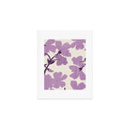 Gentle Purple Flowers Art Print Gallery Image 1