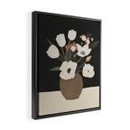 Gently Flowers 2 Framed Canvas Print Gallery Image 2