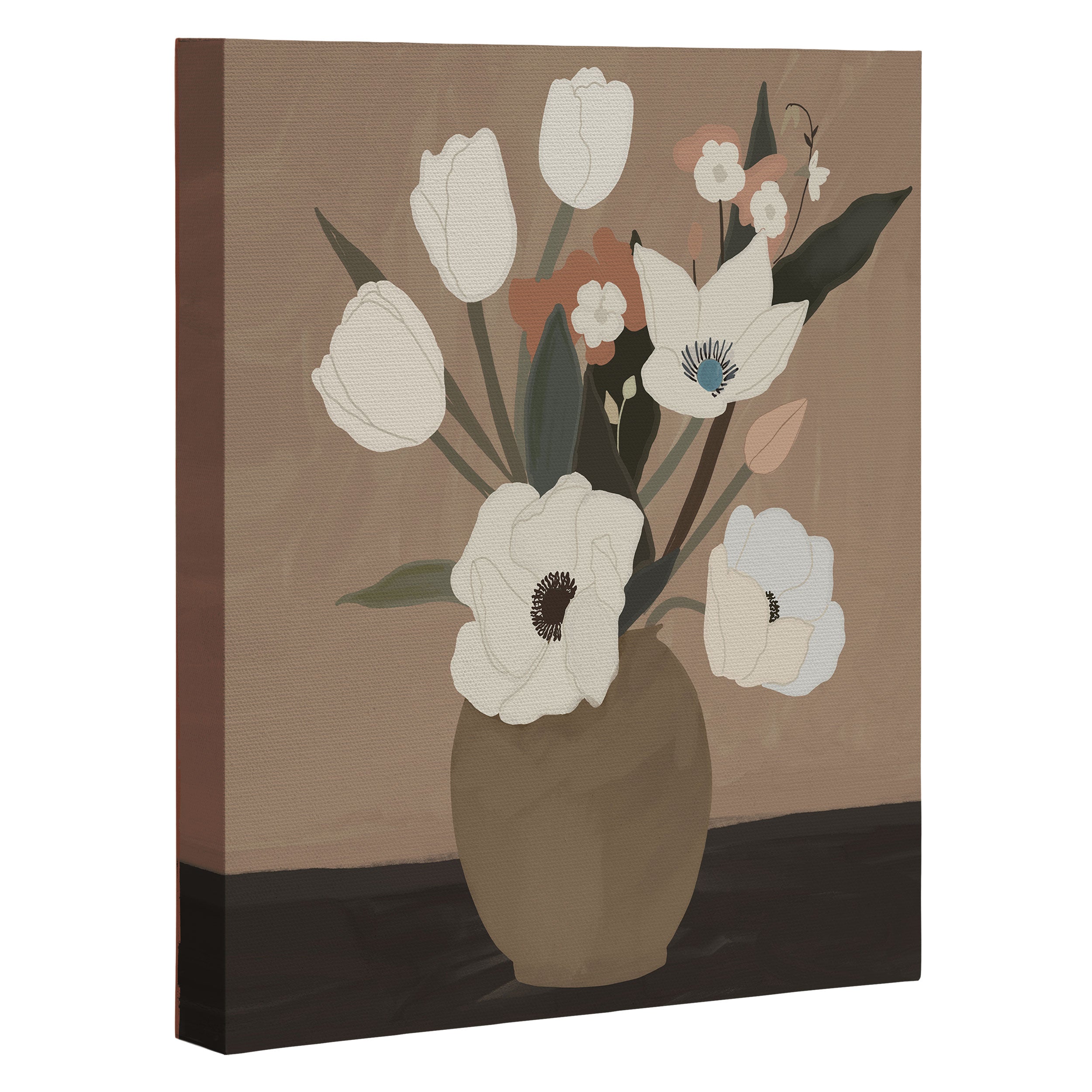 Gently Flowers Canvas Print Gallery Image 3