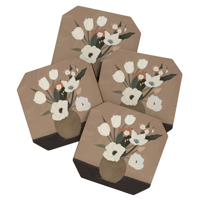 Gently Flowers Coaster Gallery Image 1