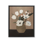 Gently Flowers Framed Canvas Print Gallery Image 8