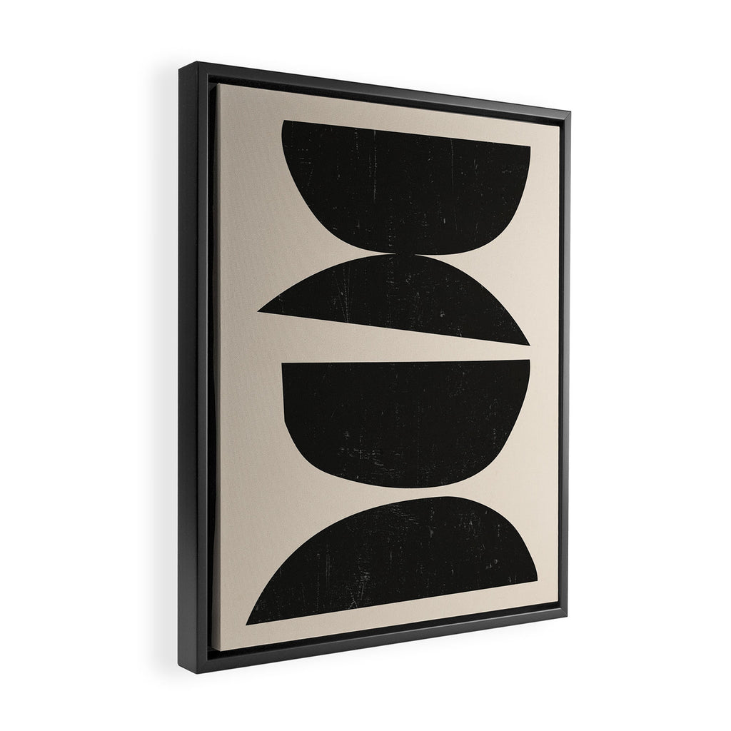 Geometry in Balance Framed Canvas Print Gallery Image 2