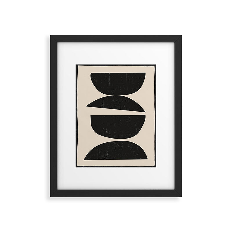 Geometry in Balance Framed Art Print Gallery Image 1