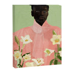 Girl Holding Flowers 3 Canvas Print Gallery Image 8