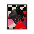 Girl Portrait 14 Framed Canvas Print Gallery Image 6