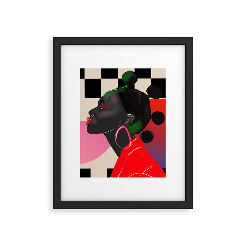 Girl Portrait 14 Framed Art Print Gallery Image 5