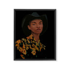 Girl Portrait 21 Framed Canvas Print Gallery Image 6