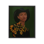 Girl Portrait 22 Framed Canvas Print Gallery Image 6