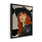 Girl Portrait 23 Framed Canvas Print Gallery Image 2
