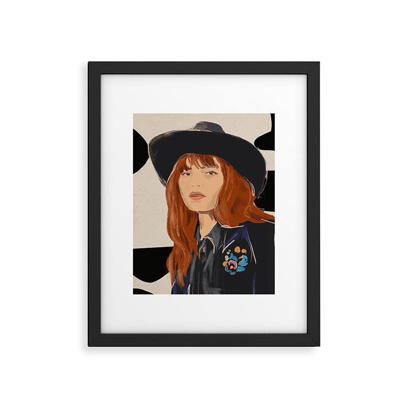 Girl Portrait 23 Framed Art Print Gallery Image 5