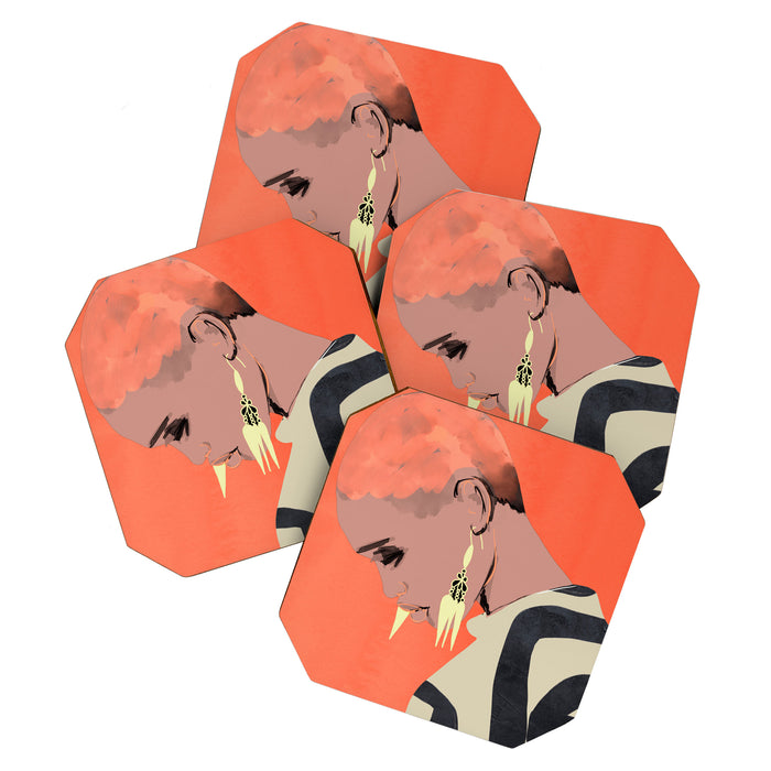 Girl Portrait 25 Coaster Gallery Image 1
