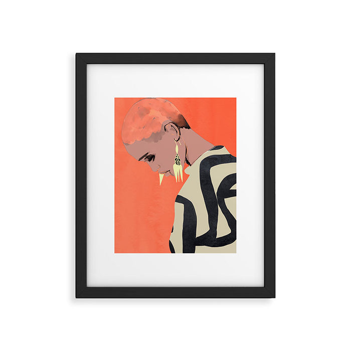 Girl Portrait 25 Framed Art Print Gallery Image 1