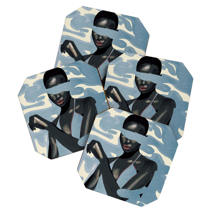 Girl Portrait 26 Coaster Gallery Image 1