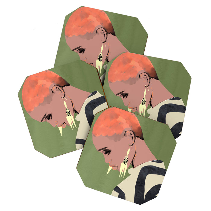 Girl Portrait 27 Coaster Gallery Image 1