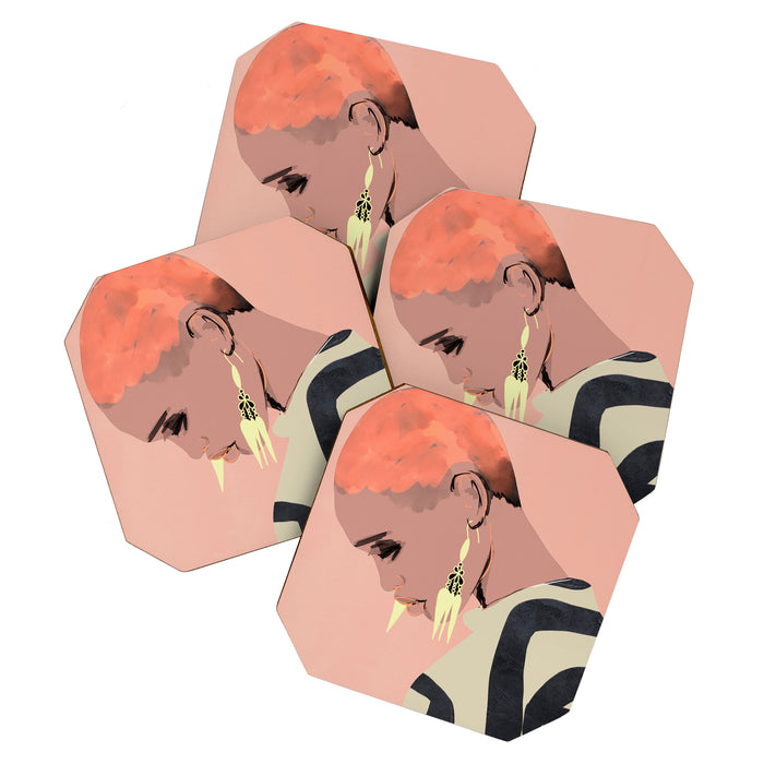 Girl Portrait 29 Coaster Gallery Image 1